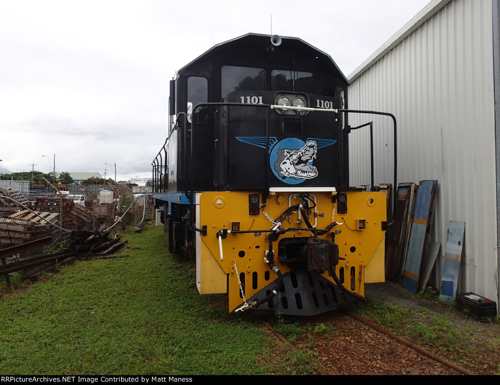 Locomotive parked 